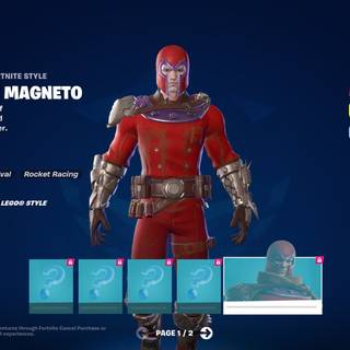 Wastelander Magneto Fortnite wallpaper