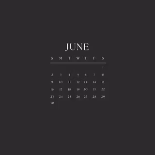 June 2024 calendar wallpaper