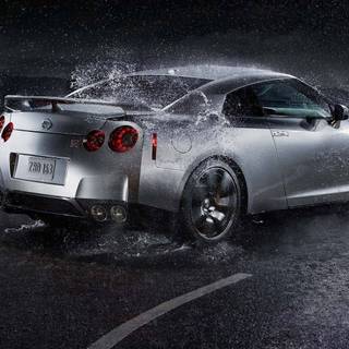 Wet car wallpaper