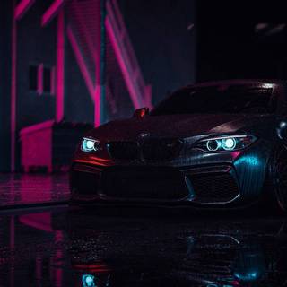 Wet car wallpaper