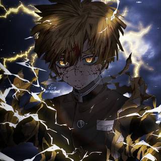 Zenitsu dark wallpaper