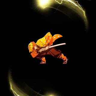 Zenitsu dark wallpaper