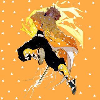 Zenitsu dark wallpaper