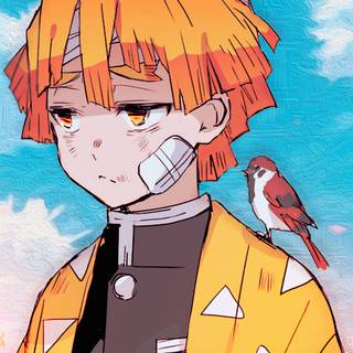 Zenitsu dark wallpaper