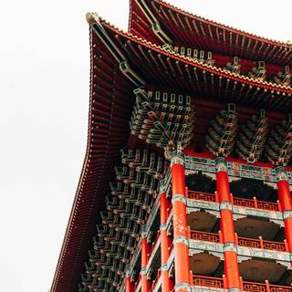 Asian temple wallpaper