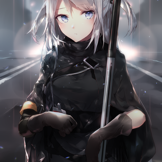 Savage anime girl wallpaper