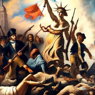 Liberty Leading the People wallpaper
