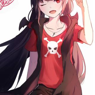 Savage anime girl wallpaper