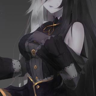 Savage anime girl wallpaper