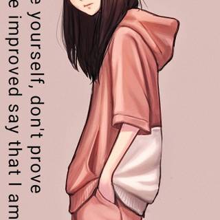 Savage anime girl wallpaper