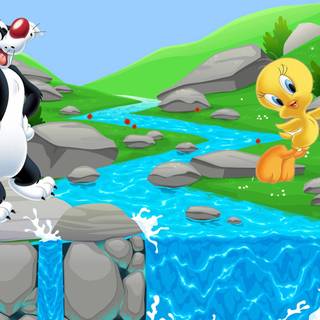 Sylvester and Tweety wallpaper