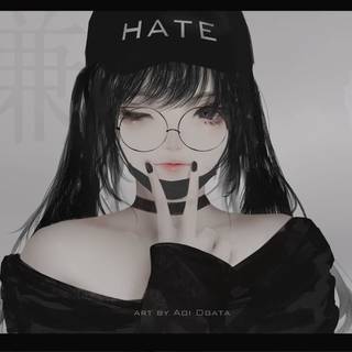 Savage anime girl wallpaper