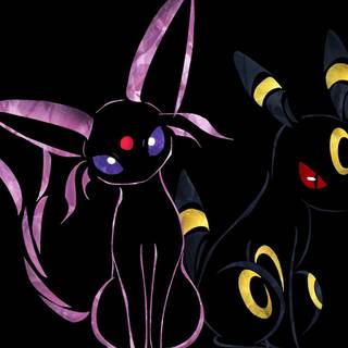 Umbreon x Espeon wallpaper
