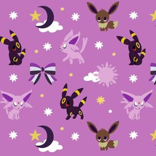 Umbreon x Espeon wallpaper