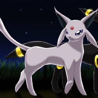 Umbreon x Espeon wallpaper