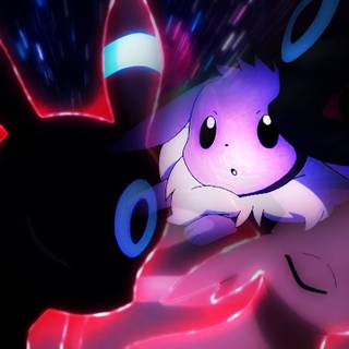 Umbreon x Espeon wallpaper