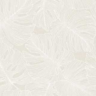 White leaves wallpaper