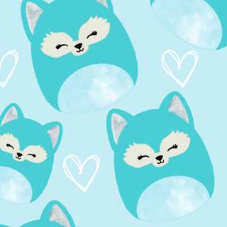 Squishmallow fox wallpaper
