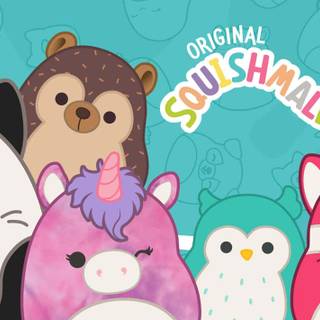 Squishmallow fox wallpaper