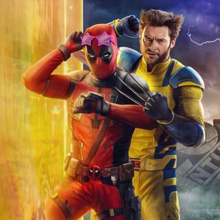 Deadpool and Wolverine film desktop wallpaper