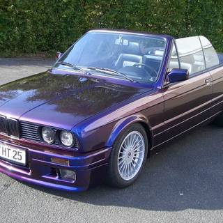 BMW E30 purpule wallpaper
