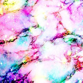 Sparkly rainbow wallpaper