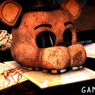 Freddy Fazbear Game Over wallpaper