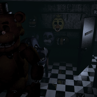 Freddy Fazbear Game Over wallpaper