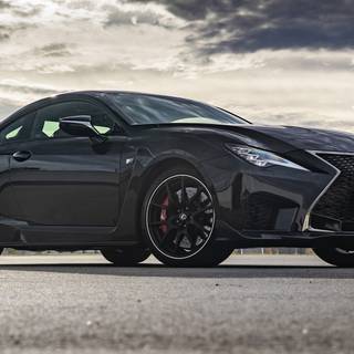 Lexus RC F Matte black wallpaper