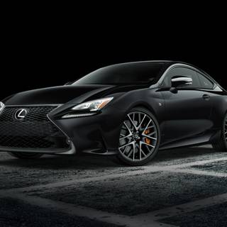 Lexus RC F Matte black wallpaper