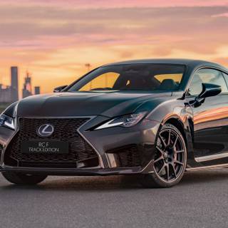 Lexus RC F Matte black wallpaper