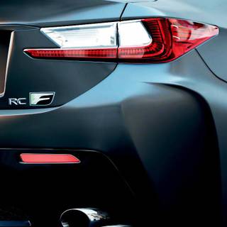 Lexus RC F Matte black wallpaper