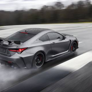 Lexus RC F Matte black wallpaper