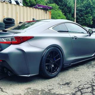 Lexus RC F Matte black wallpaper