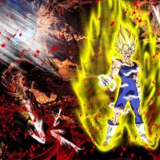 Vegeta laptop wallpaper