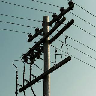 Electric pole wallpaper