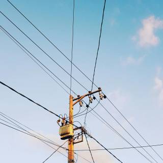 Electric pole wallpaper
