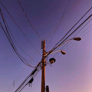 Electric pole wallpaper