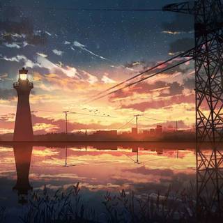 Electric pole wallpaper