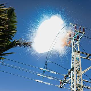 Electric pole wallpaper