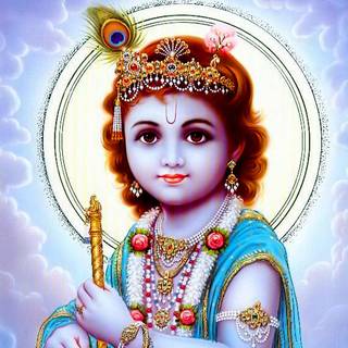 Krishna childhood wallpaper
