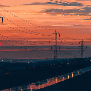 Electric pole wallpaper