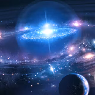 Cosmic being wallpaper