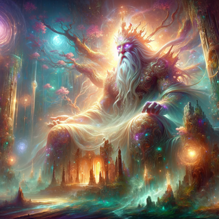 Cosmic being wallpaper