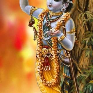Krishna childhood wallpaper