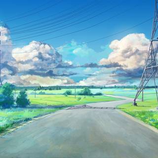 Electric pole wallpaper