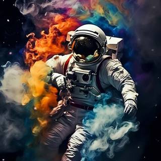 Cosmic being wallpaper