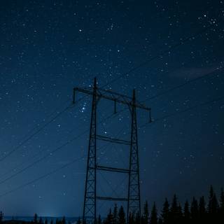 Electric pole wallpaper