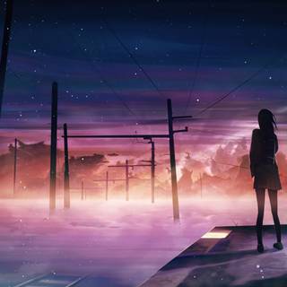 Electric pole wallpaper