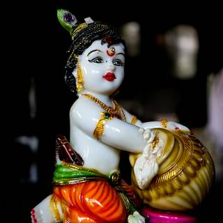Krishna childhood wallpaper